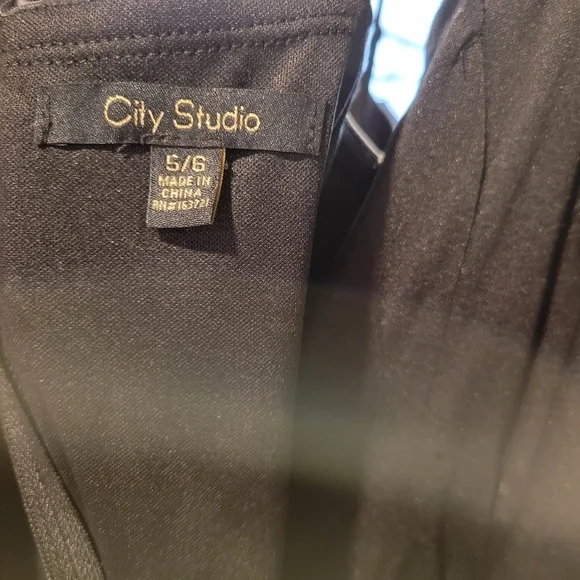 NWT City Studios Junior Sweetheart-Neck Tiered Dress on Blacl Size 12 - Picture 13 of 13